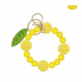 Fruits Beads Wristlet Keyring