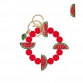 Fruits Beads Wristlet Keyring