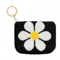 Tufted PU Coin Purse Keyring