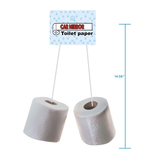 car mirror-toilet paper