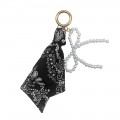 Bandana Scarf w_Pearl Bow Bag charm