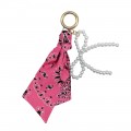 Bandana Scarf w_Pearl Bow Bag charm