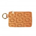 Embossed Terry Coin Purse Keyring