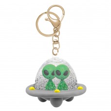 Liquid UFO keyring
