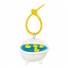 PVC bathtub duck liquid bag charm