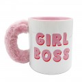  Girl Boss Faux Fur Bndl Mug