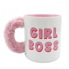  Girl Boss Faux Fur Bndl Mug