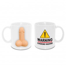 3D Pecker Mug - Warning Choke Hazard