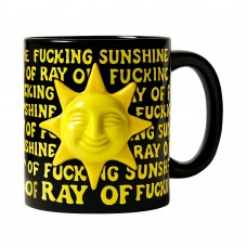 3D Sun Mug - ray of fucking sunshine all over
