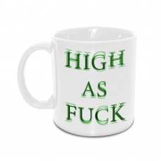 Blurry Word Mug - High As Fuck