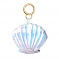 Iridescent PU bag charm
