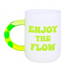 Liquid oil handle glass mug