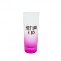 Tall shot glasses-BIRTHDAY BITCH