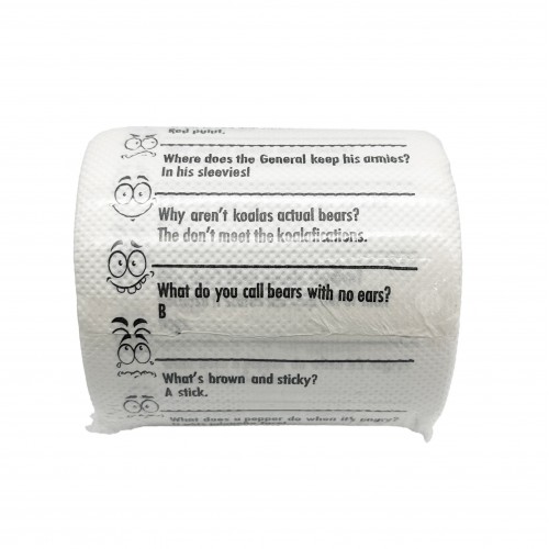 Toilet paper-crap jokes