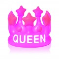 LED light up inflatable crown