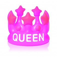 LED light up inflatable crown